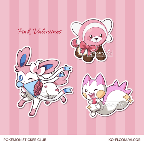 Pokemon Sticker Club (February 2023)