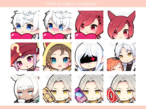 FFXIV Emote Set 2 - FruityMaid's Ko-fi Shop - Ko-fi ️ Where creators ...