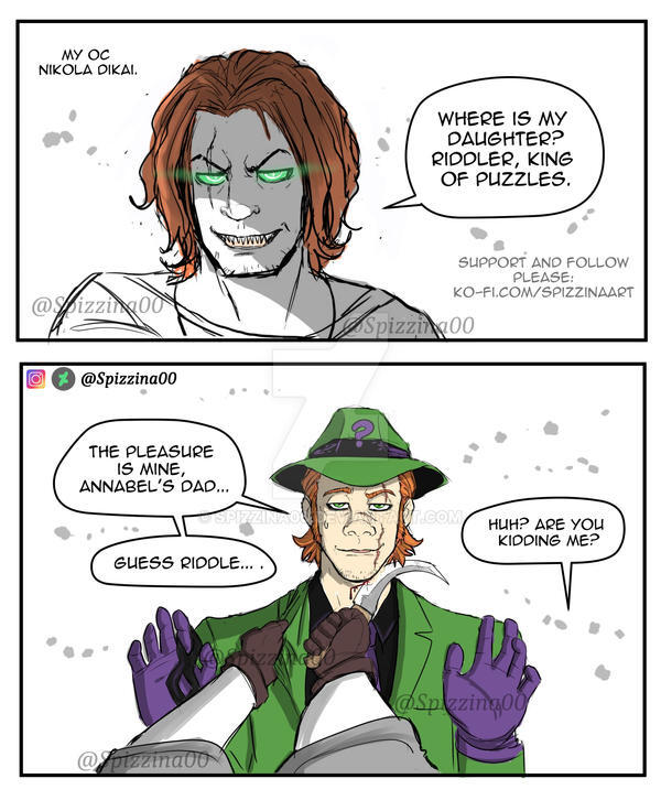 The Riddler zero year and OC