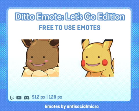 Free to use] Pokemon Ultra Beasts Emote Set for Twitch and Discord