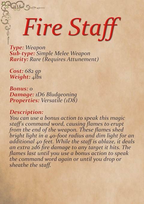 Fire Staff