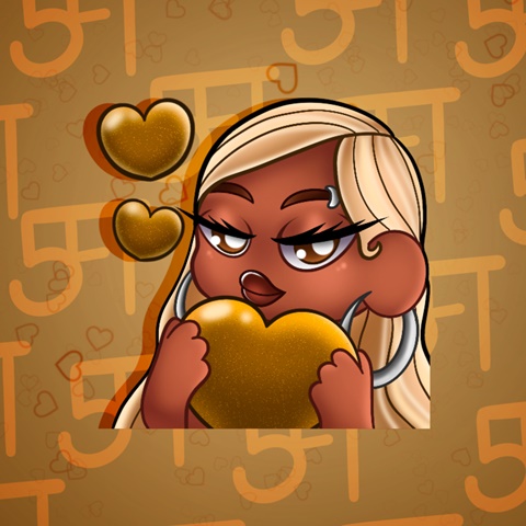 Nugget Love Animated Emote - BandiBean's Ko-fi Shop - Ko-fi