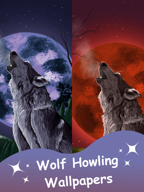 Wolf Howling wallpapers - Starfire's Ko-fi Shop - Ko-fi ️ Where ...