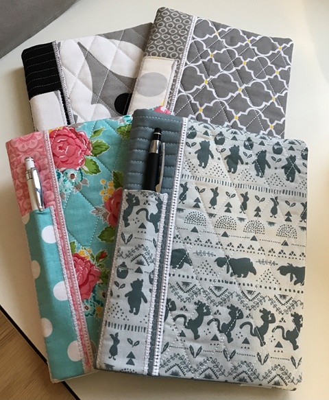 A5 Reuse-able Quilted Notebook Covers