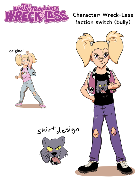 Bully Wreck-Lass - AU Redesign Challenge #1
