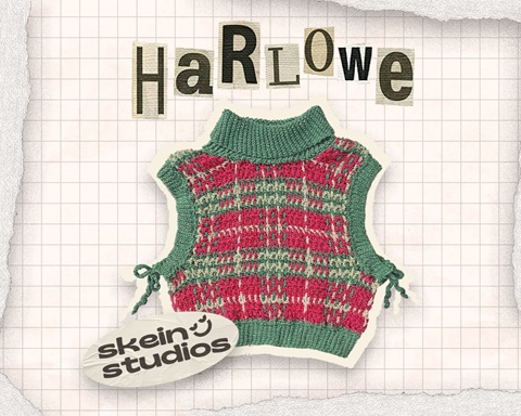 Harlowe Tartan Vest Pattern Release 💌