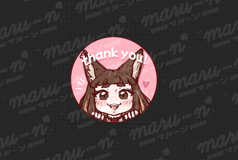 [WIP] Thank you Stickers