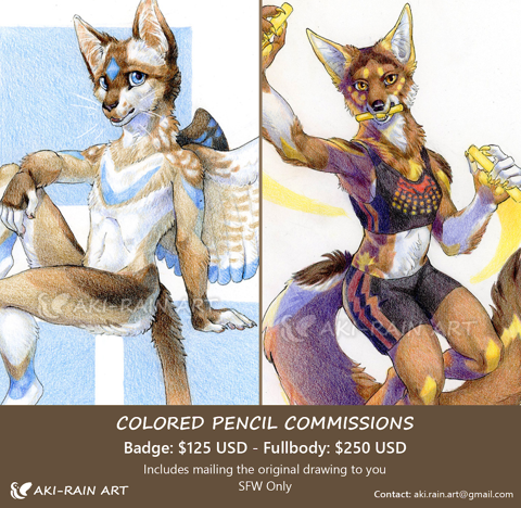 Colored pencil commissions!
