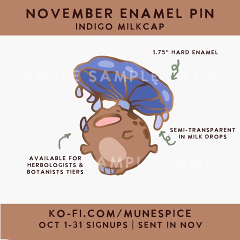 November Pin Preview! 🍄 