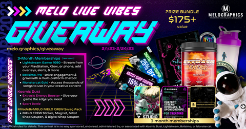 #MELOversary2023 MELO LIVE VIBES GIVEAWAY