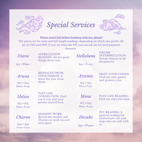 Special Services Update!