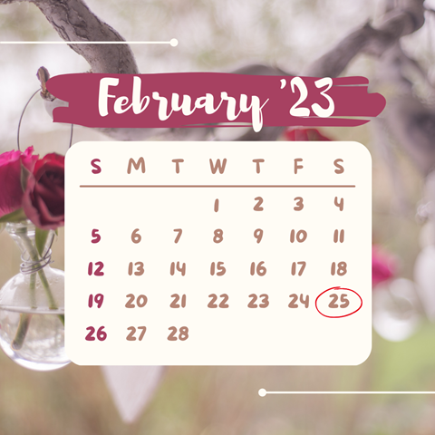 February Class Date