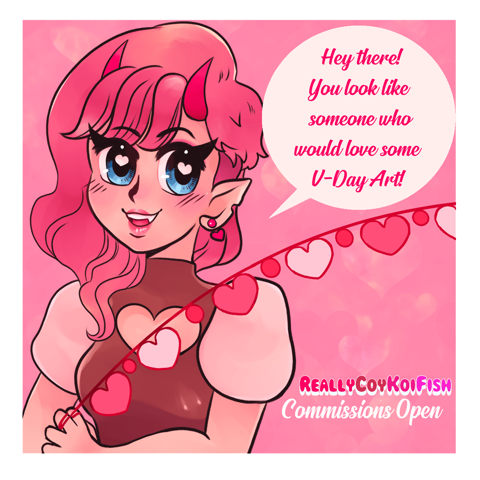 Flirty lil Commission ad