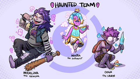 Haunted team Gijinkas 