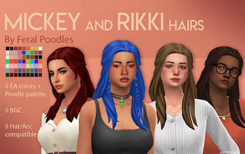 Mickey and Rikki Hairs