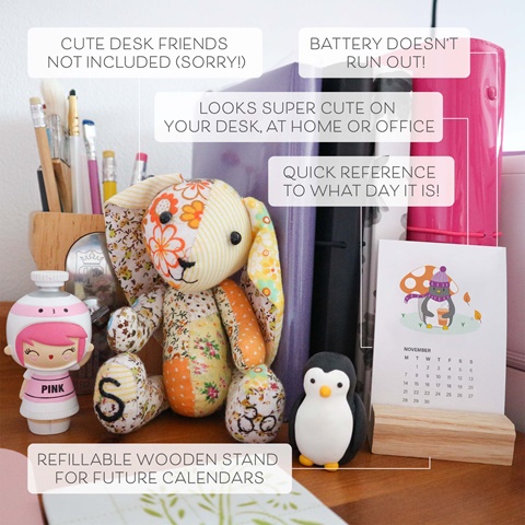 What can I expect from the Penguin Desk Calendar?