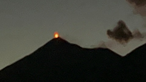 Antigua and volcan fuego