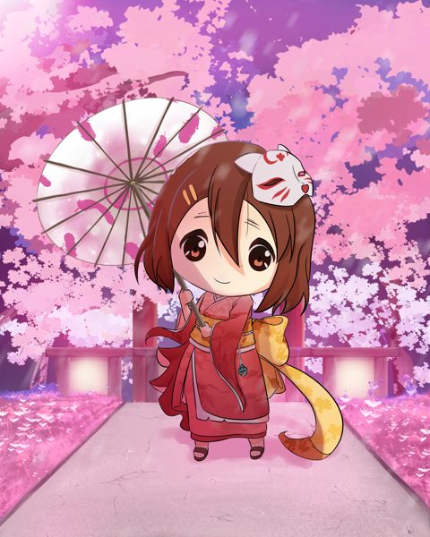 Chibi yui in kimono