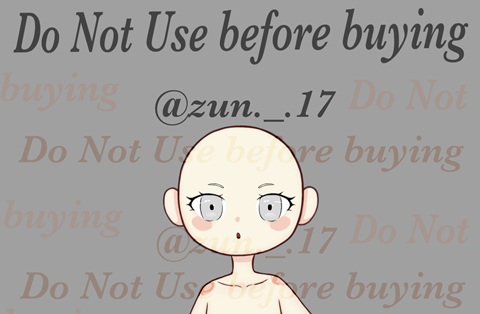 Base Semi-Chibi - P2U - Zun❣️🕊️🍉~'s Ko-fi Shop