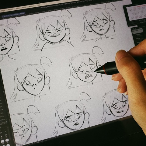 expression sheet wip! 