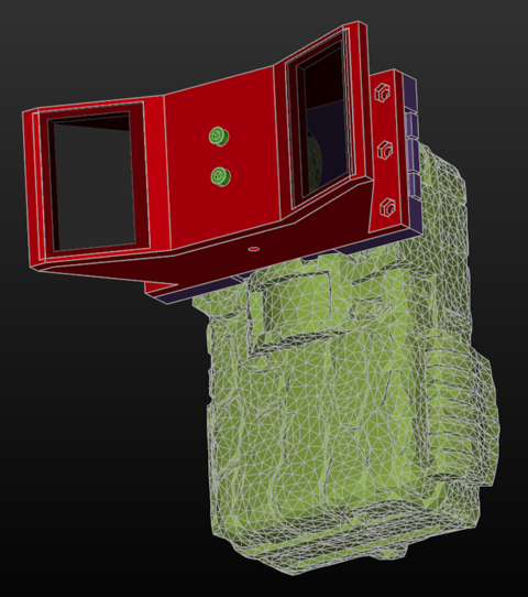 Camera Trap 3D Scan With Stereoscope Attached