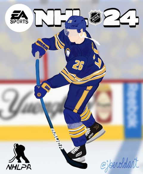 NHL 24 Cover featuring Rasmus Dahlin!