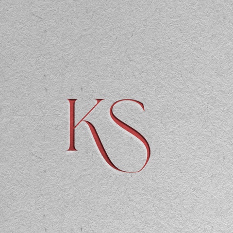 KS Elegant Modern Wedding Monogram Premade #1 - Atiqah's Ko-fi Shop