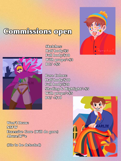Commission Prices!!!
