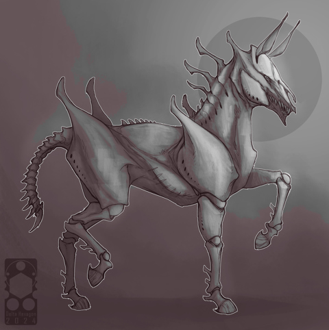 Ball Jointed Demon Horse