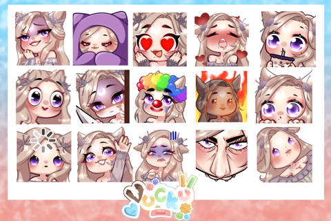 Emotes for @/rosyapricot