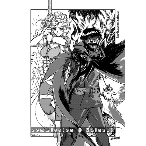 Manga cover commission