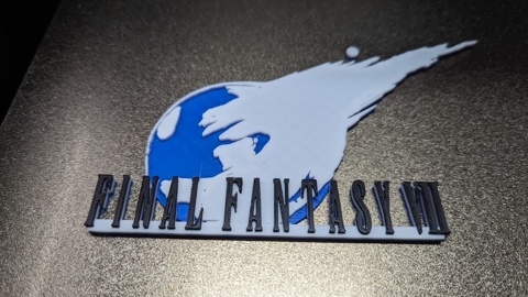 Final Fantasy 7 logo multicolour  (remix)