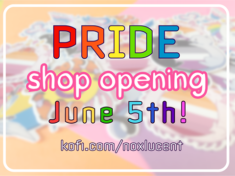 Pride Shop Opening! 