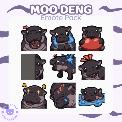 meme⭐︎　0913　♡コンプリートセット♡ Jinshi Emote Pack - Eepy Cat Studio's Ko-fi Shop