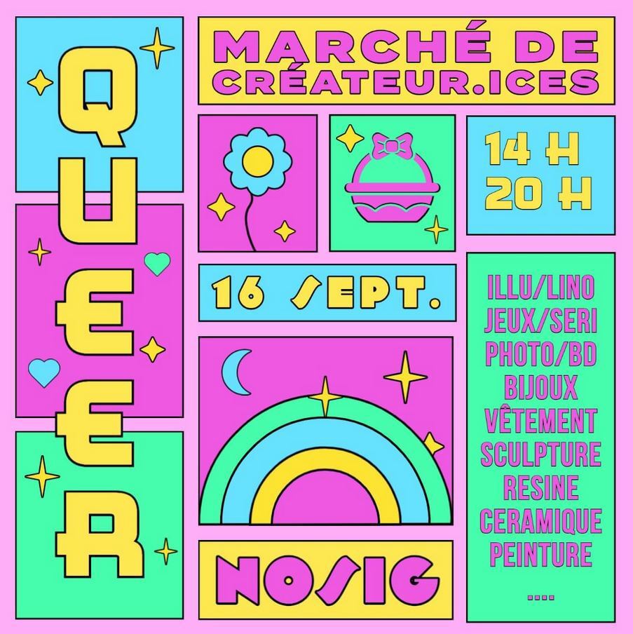 Marché de créateurices Queer à Nantes !
