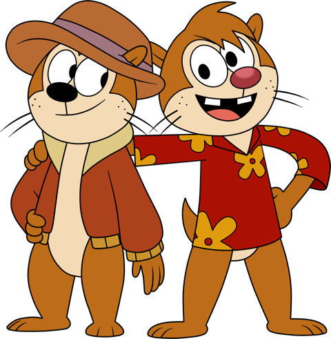 (Commission) Chip and Dale in The Loud House Style