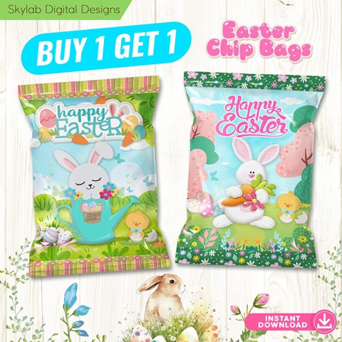 2 in 1 Easter Chip Bags - Skylab Digital Designs's Ko-fi Shop - Ko-fi ️ ...