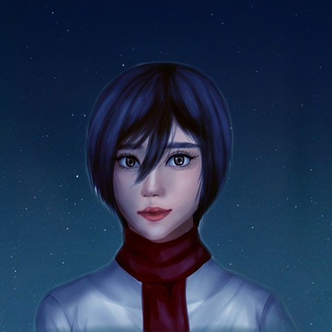 Mikasa Ackerman Semi Realistic Fanart