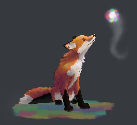 Cute little spirit fox