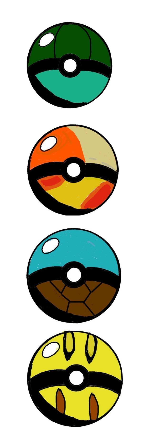 Starter Pokeballs Bookmark - Night Fox Productions's Ko-fi Shop