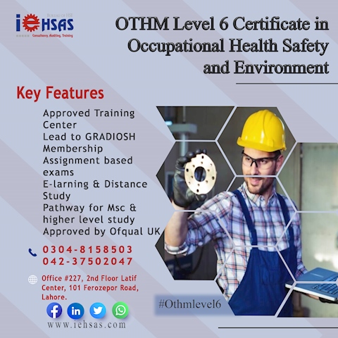 OTHM Level 6 in Occupational Health safety 