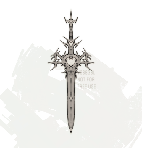 heart sword design [personal]