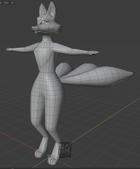 Surprise! VR chat Ru model wip for Jan 22nd!
