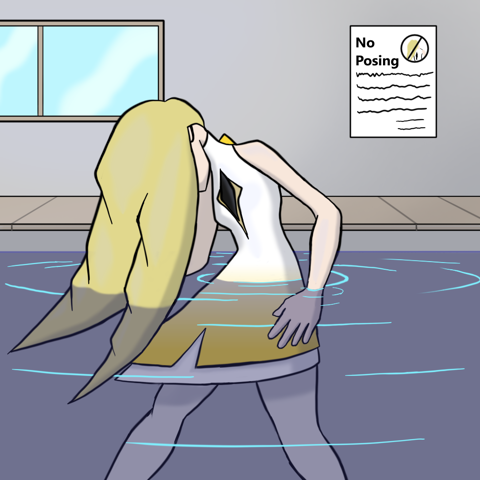 Art Request: Lusamine at the Pool
