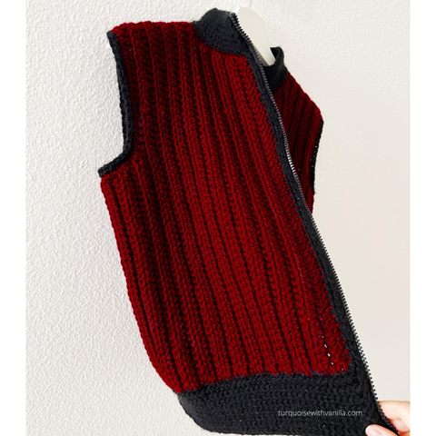 Cozy days crochet vest
