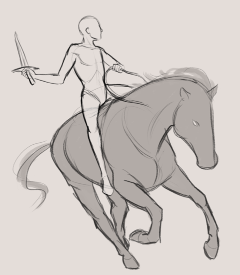 Horse and Sword Poses