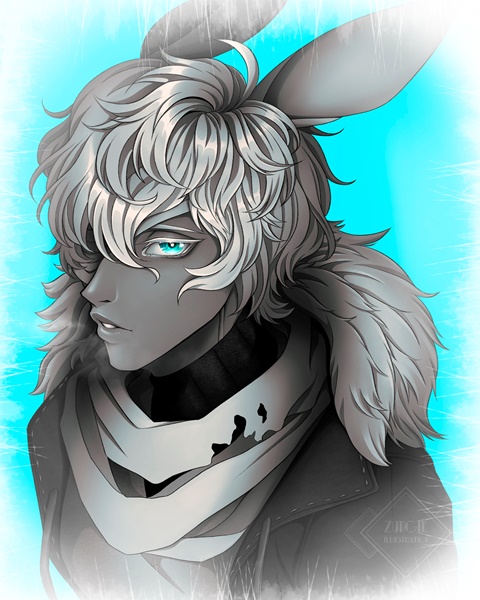 Digital Pencil Commission for TwoBitRabbit