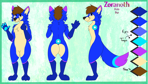 Ref Sheet commission for  @Dracothecollie