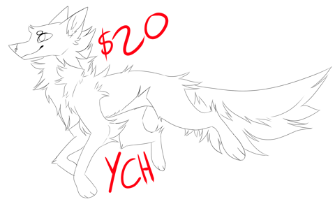 $20 Canine Woof Cheap YCH