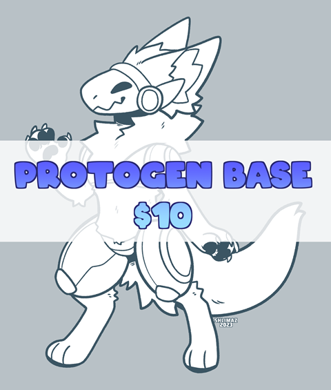 Protogen Headshot Base - Honeymoss's Ko-fi Shop - Ko-fi ❤️ Where